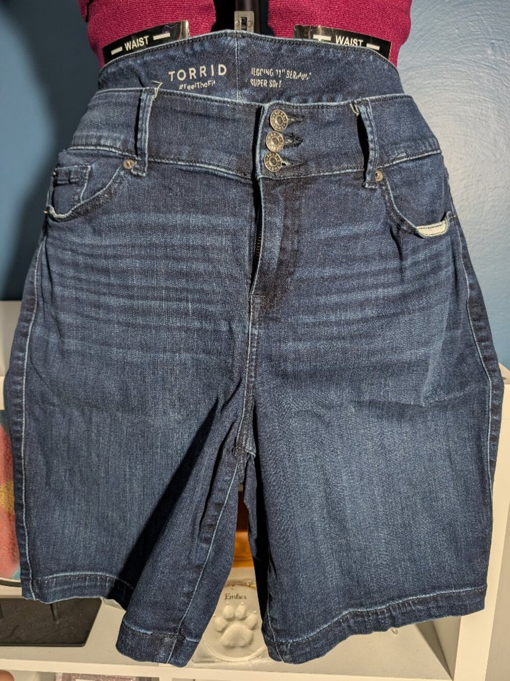 Torrid size 18 Jegging shorts